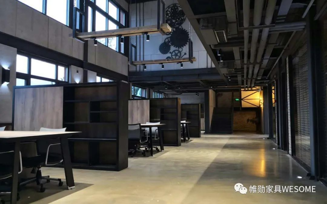 Wesome Case: American Industrial Style Office Furniture in Qingdao M2 Creative Park