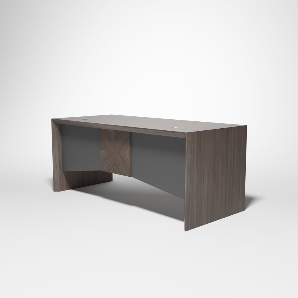 Almando Modern Executive Desk, Office Computer Desk with Universal Charging Ports and Cable Management for Home Office - JOSE.M.ONNA FURNITURE