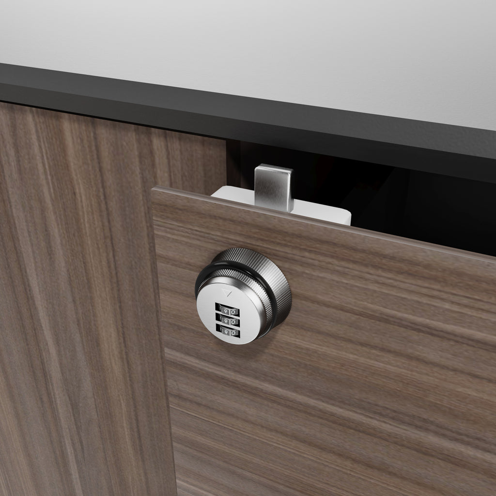 Removeable Cabinet for Excutive Desk, Industrial Wood Study Office Desk Cabinet with Drawers - JOSE.M.ONNA FURNITURE