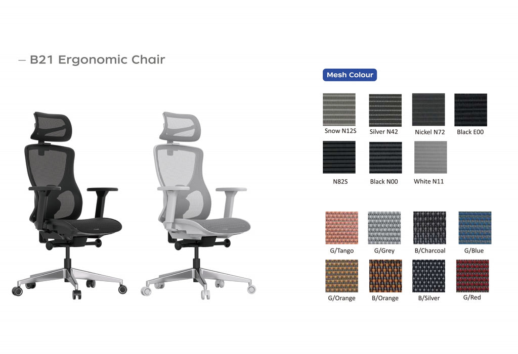 B21x Executive Office Chair with Headrest - JOSE.M.ONNA FURNITURE