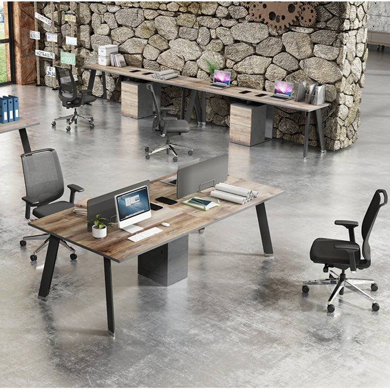 2 People Workstation with 1 Cabinets 94inch - TRIBECA - JOSE.M.ONNA FURNITURE