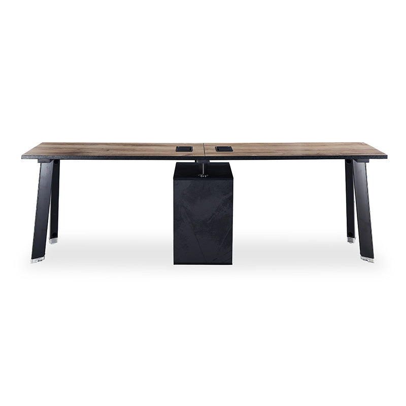 2 People Workstation with 1 Cabinets 94inch - TRIBECA - JOSE.M.ONNA FURNITURE