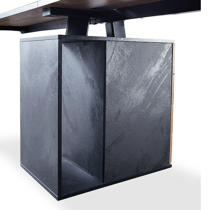 2 People Workstation with 1 Cabinets 94inch - TRIBECA - JOSE.M.ONNA FURNITURE
