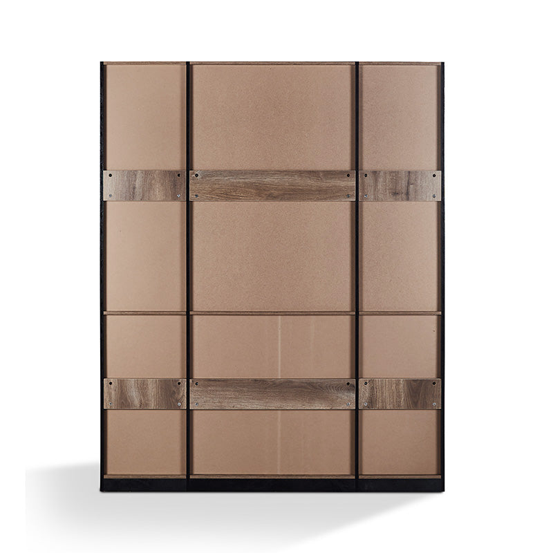 Office Bookcase,Display Unit 160cm - Warm Oak & Black - TRIBECA - JOSE.M.ONNA FURNITURE