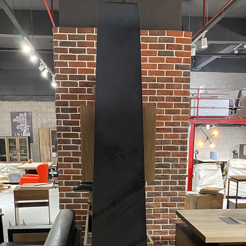 Office Bookcase,Display Unit 230cm - Warm Oak & Black - TRIBECA - JOSE.M.ONNA FURNITURE