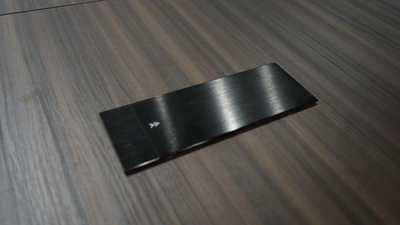 L Shaped Executive Desk, Multiple desk with drawers, sockets and USB ports