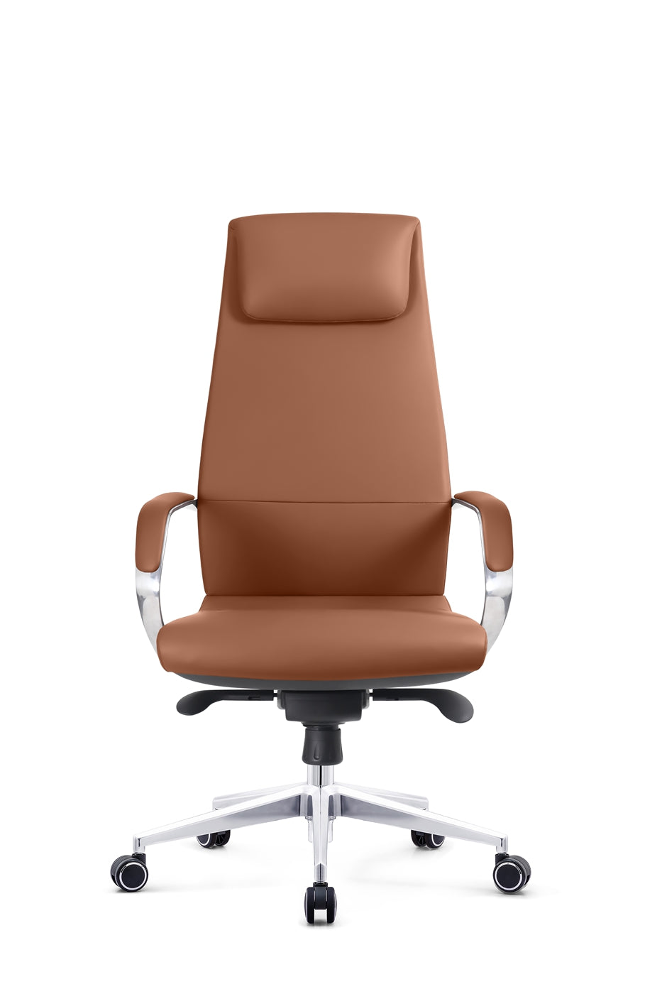 Ergonomically designed executive office chair with headrest