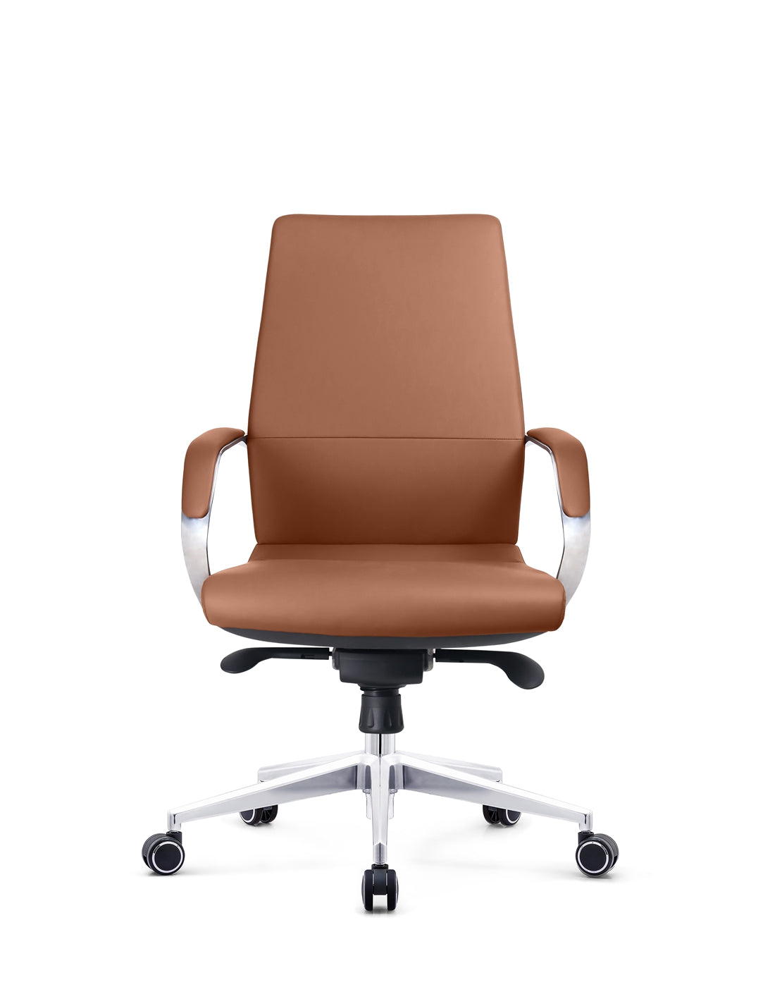 Ergonomically designed executive office chair with headrest