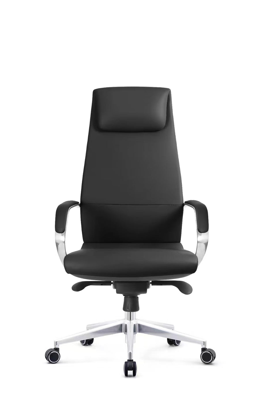 Ergonomically designed executive office chair with headrest