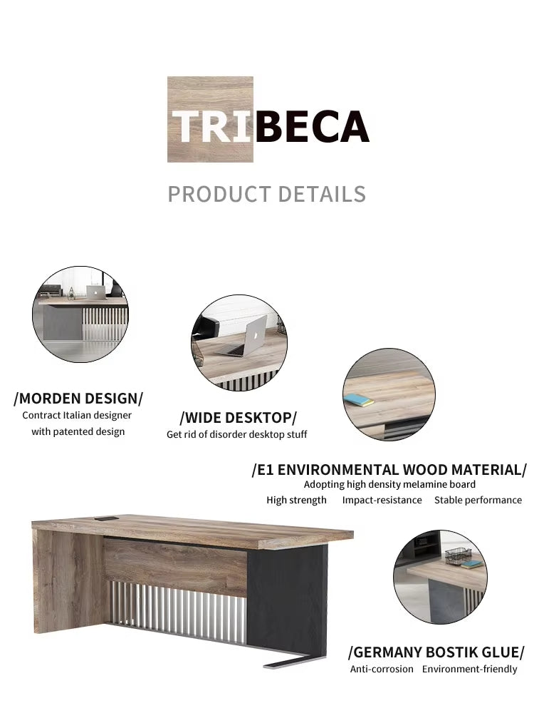 Free Shipping US Warehouse in Stock Hot Sell New Design Luxury Office Furniture Table Executive Manager Desk CEO Table