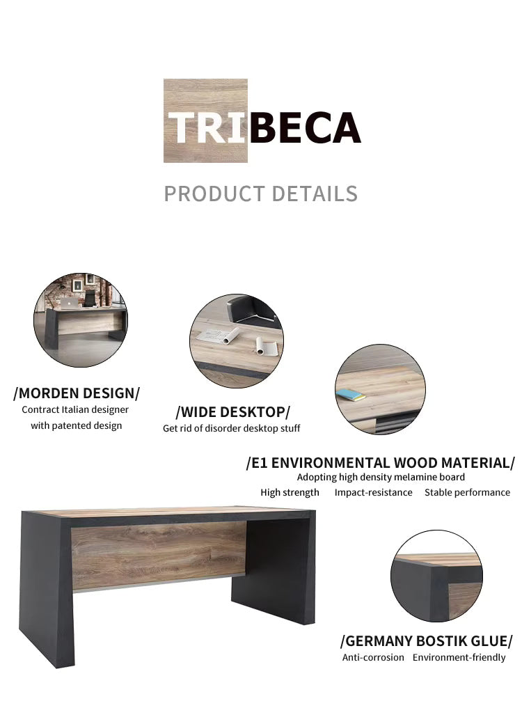 Modern Luxury Executive Desk New Manager CEO Table for Office Furniture