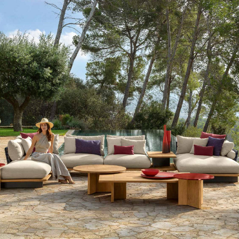 Wooden Rattan Sofa Set - JOSE.M.ONNA FURNITURE