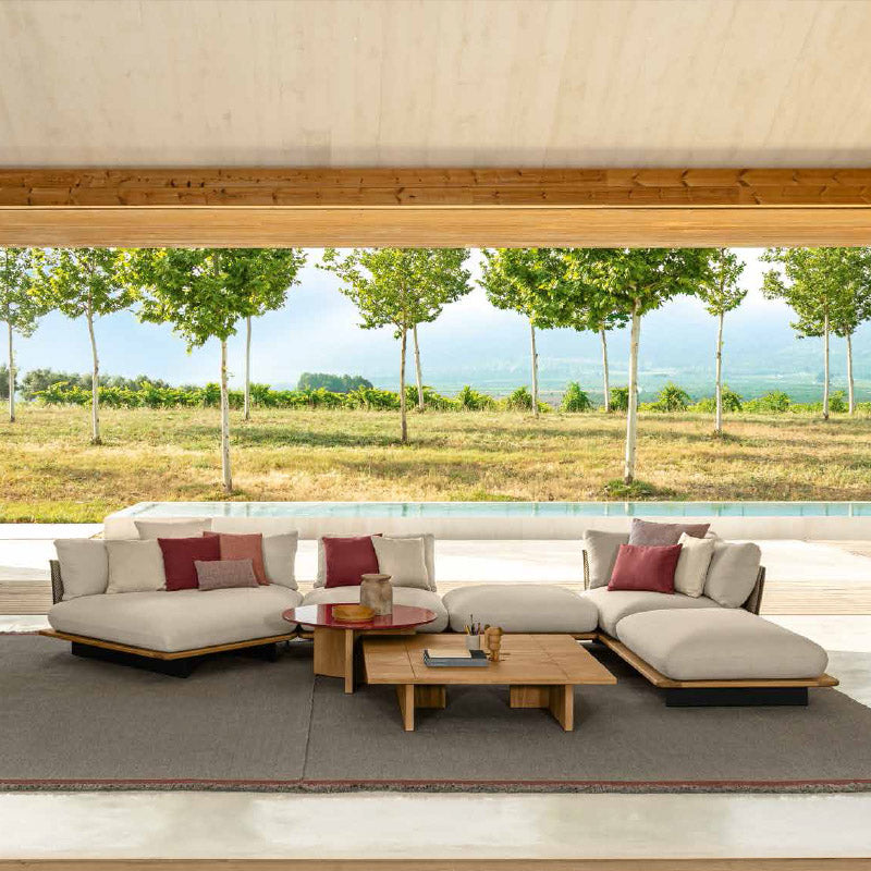 Wooden Rattan Sofa Set - JOSE.M.ONNA FURNITURE