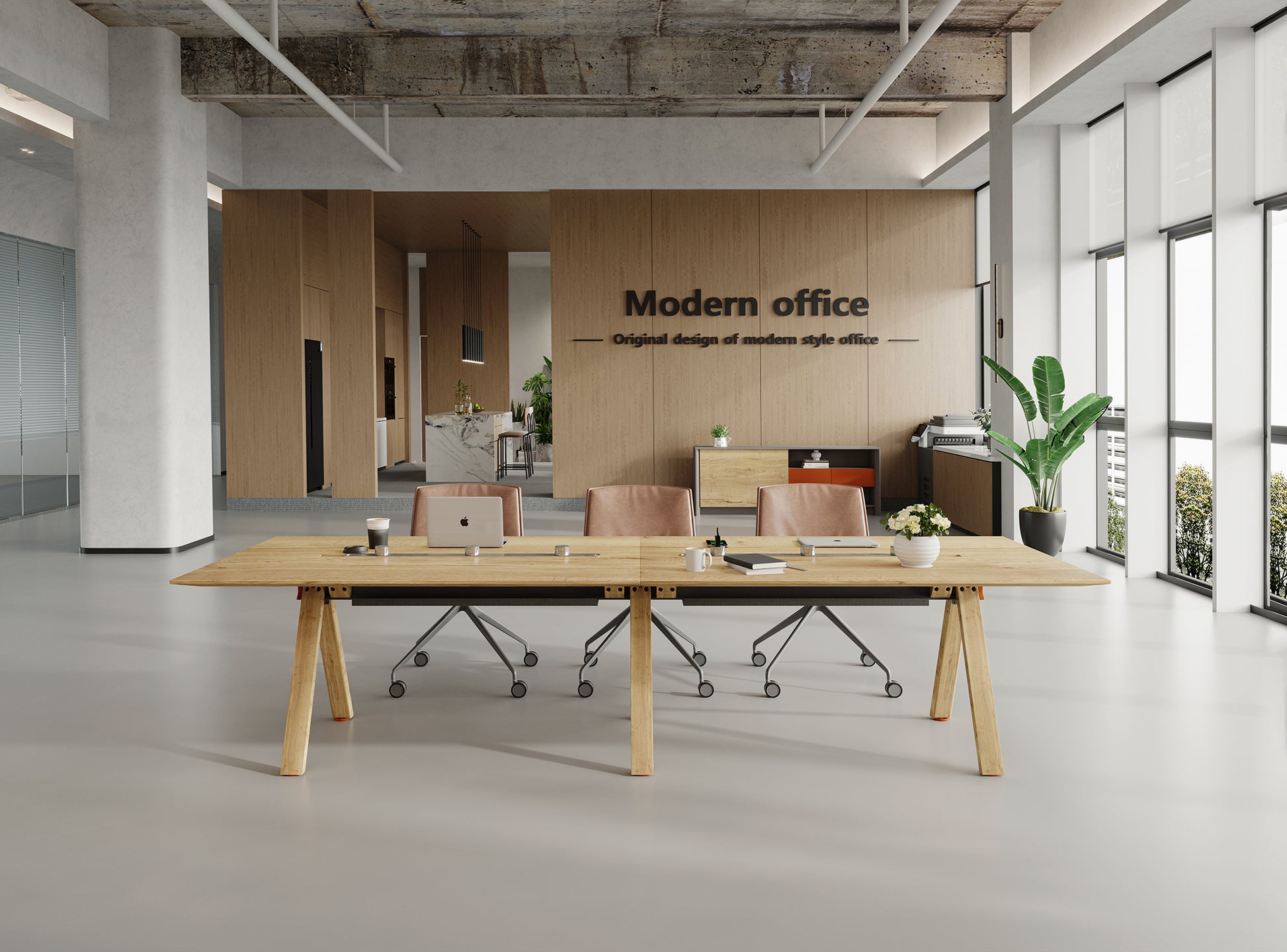 Modern High-End (11.8 inches, Can Accommodate 8 to 20 People) Conference Room Meeting Table - JOSE.M.ONNA FURNITURE