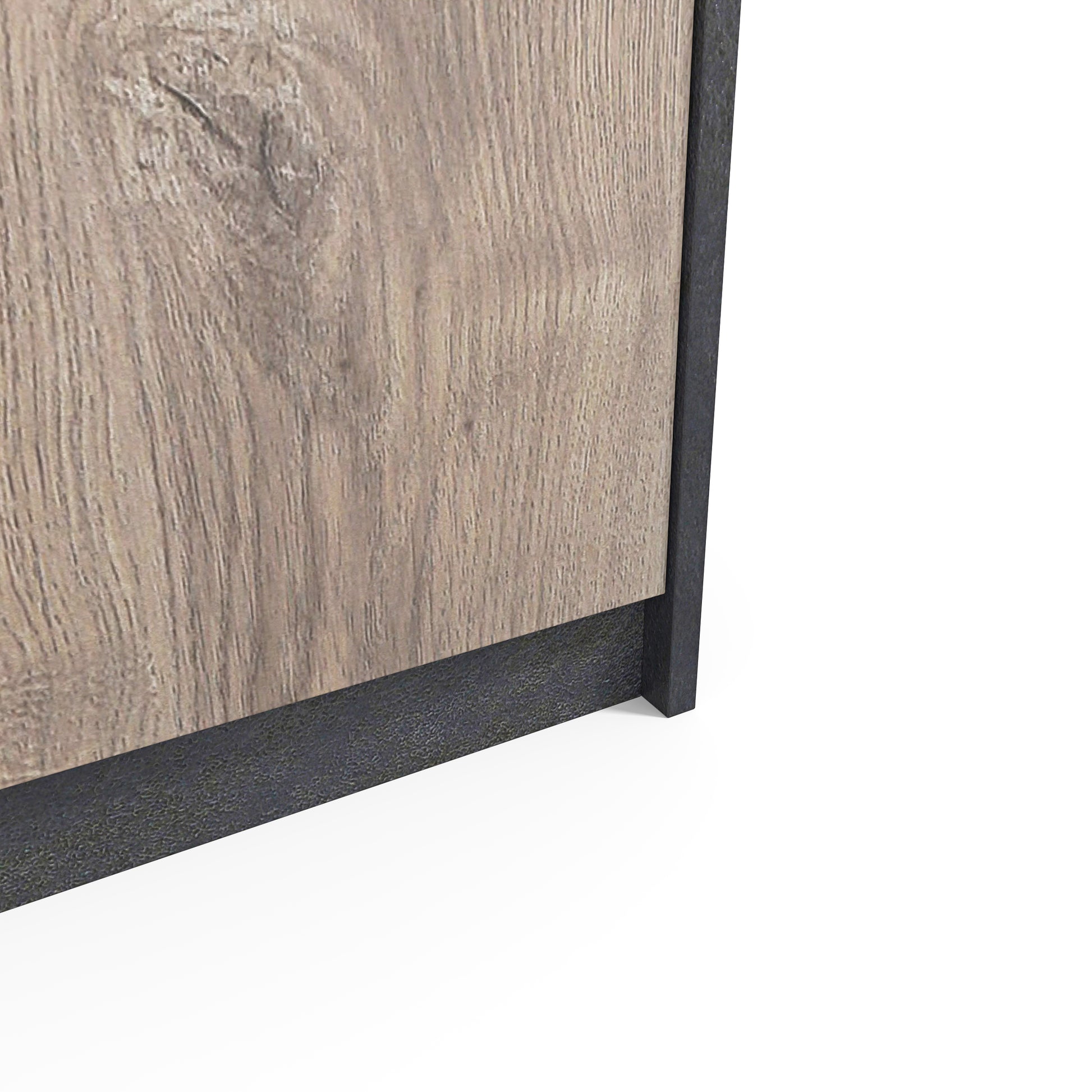 Office Bookcase,Display Unit 120cm - Warm Oak & Black - TRIBECA - JOSE.M.ONNA FURNITURE